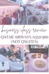 Business Class Review Qatar Airways A350-900