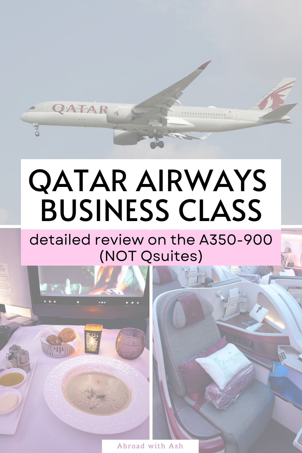 qatar airways a350-900 business class review