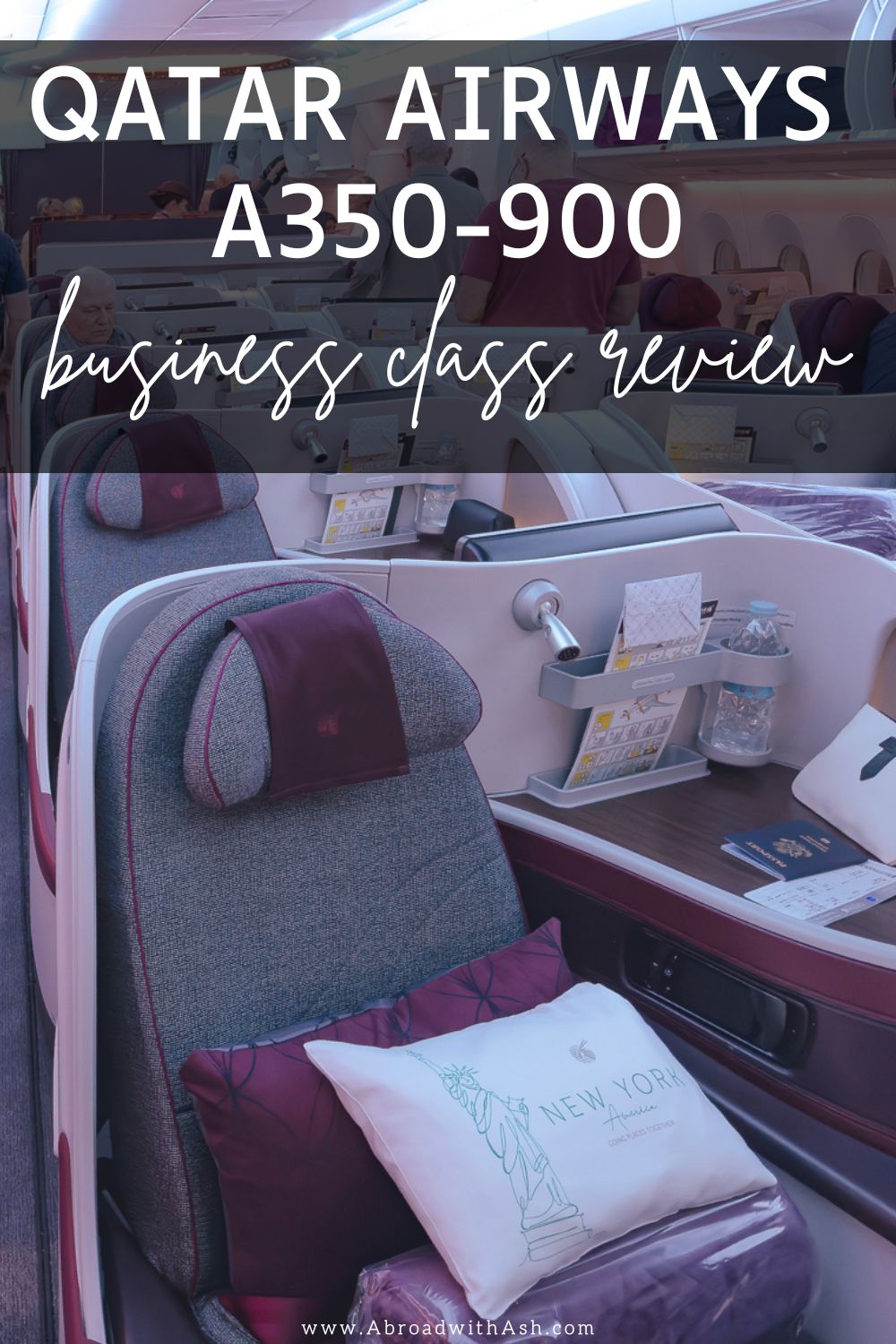qatar airways a350-900 business class review