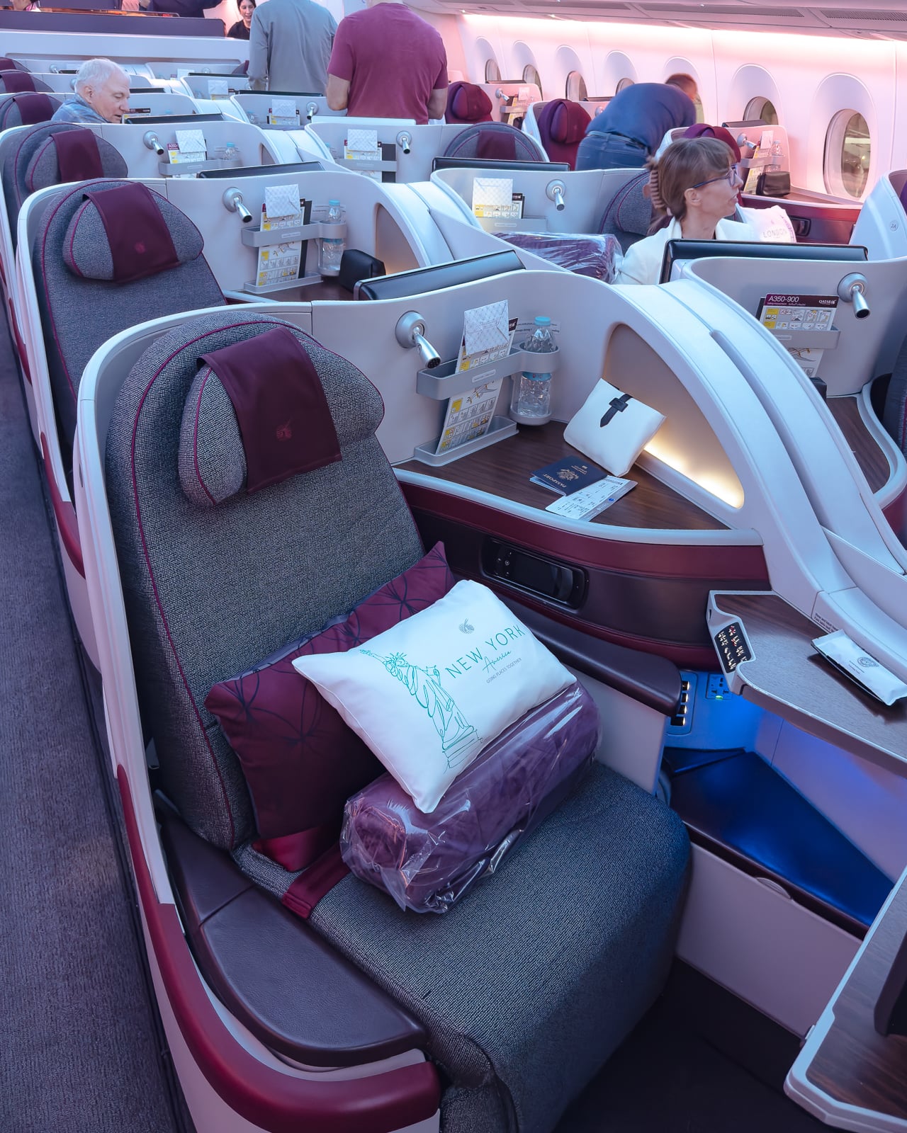 Qatar Airways A350-900 Business Class