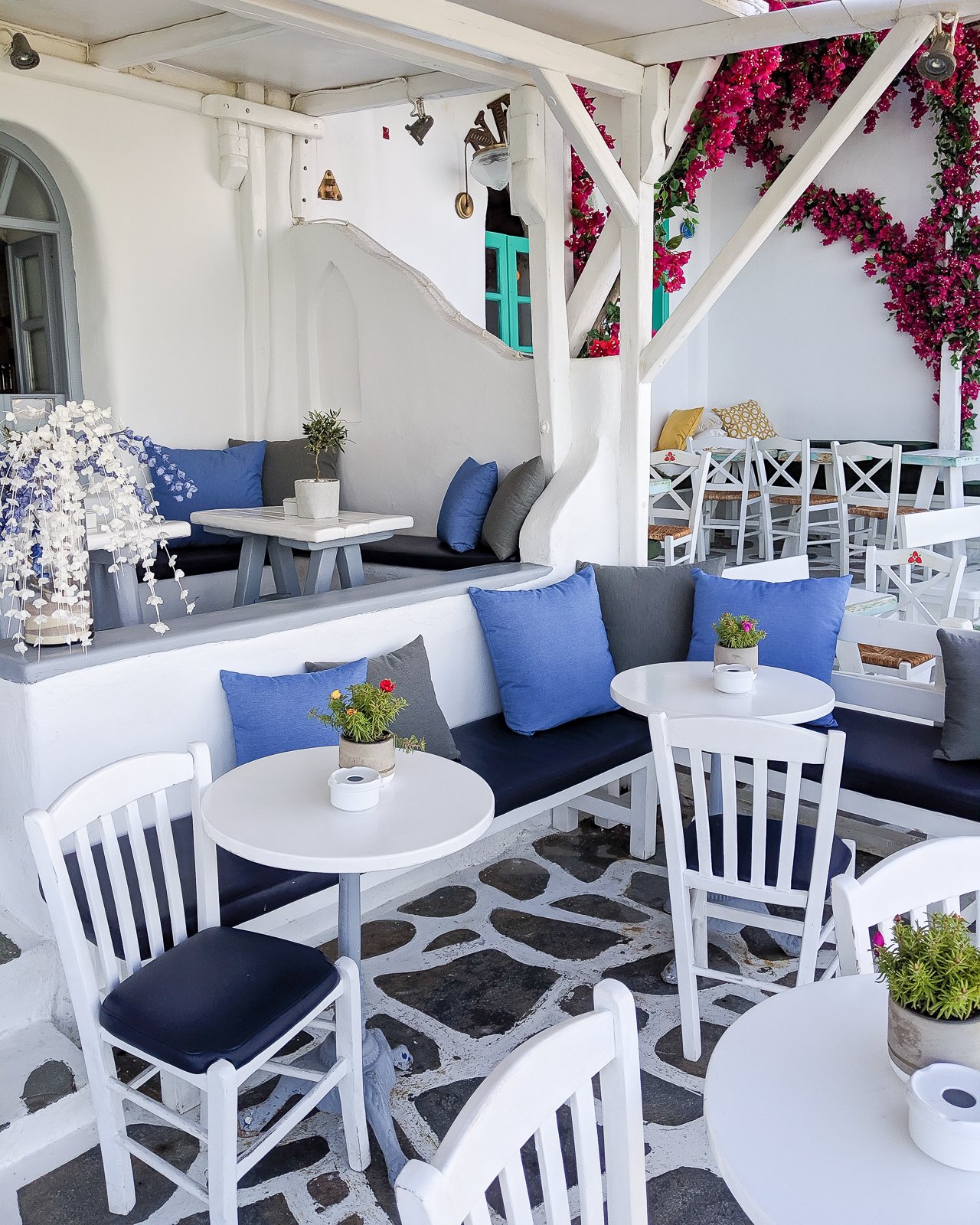 santorini or mykonos greece