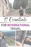 international travel essentials
