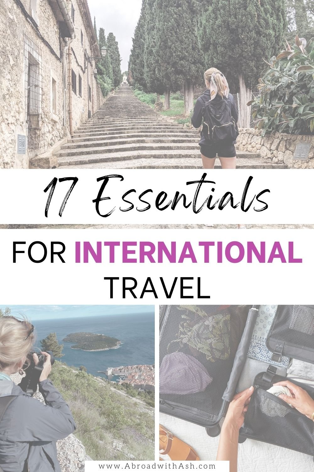 international travel essentials