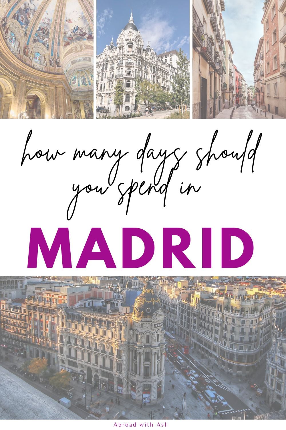 Trying to decide how many days in Madrid will make for the perfect trip? I'll take you through how much time you need to see the top sights plus give recommendations if you're on a tight schedule or like to travel slow. #madrid #spain #europe how many days in madrid