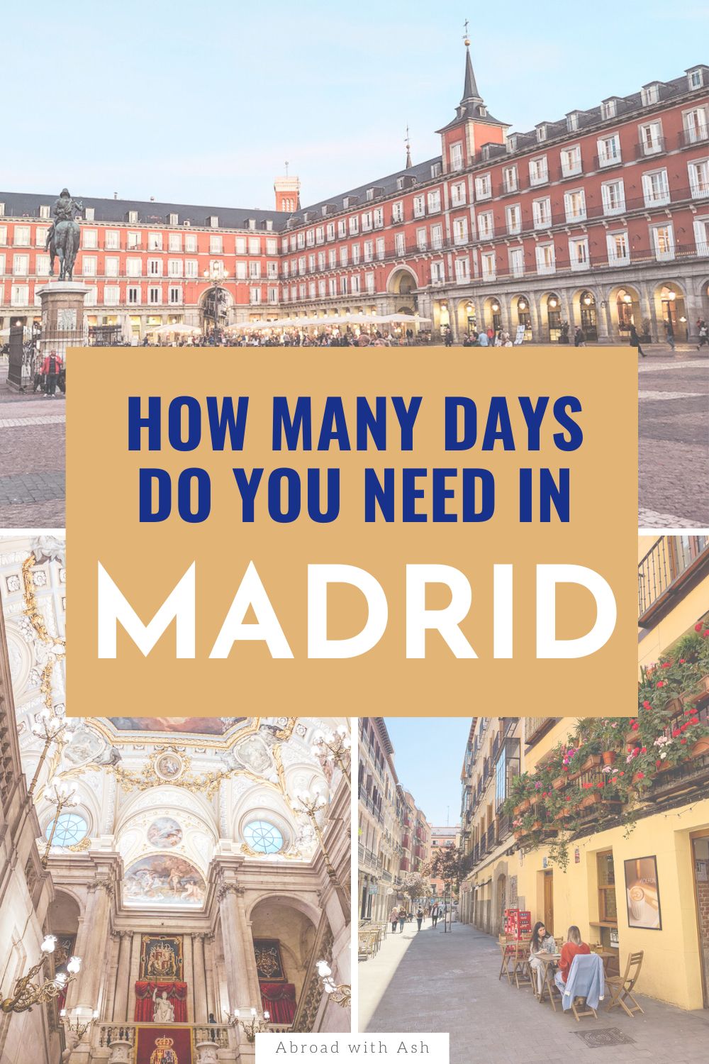 Trying to decide how many days in Madrid will make for the perfect trip? I'll take you through how much time you need to see the top sights plus give recommendations if you're on a tight schedule or like to travel slow. #madrid #spain #europe Spain blogger