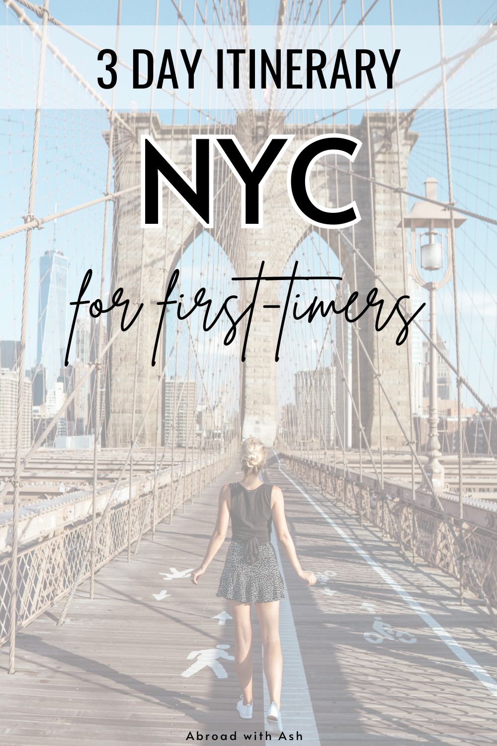itinerary for 3 days in nyc