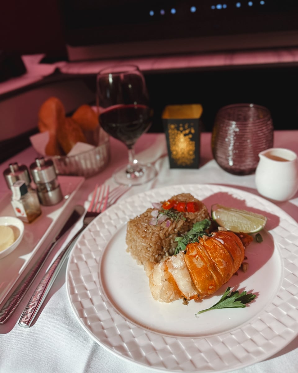 Qatar Business Class Q Suites Qatar Airways Business Class Review food