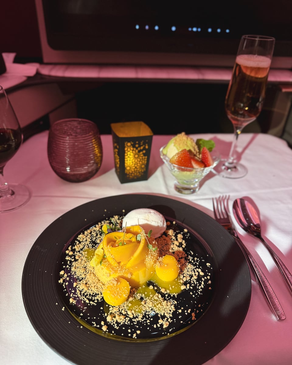 Qatar Business Class Q Suites Qatar Airways Business Class Review meal service