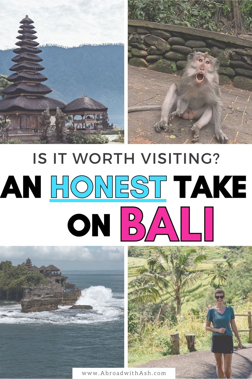 Thinking about visiting this Instagram hotspot? This post will detail my HONEST take on whether Bali is worth visiting. Learn the pros, cons, and whether this destination is overrated. I'll take you through whether Bali is expensive or cheap, safe, clean, and more. Learn the hotels we stayed at (and if I recommend them), our favorite restaurants and coffee shops, and whether we will go back or not. #bali #ubud #southeastasia is bali overrated