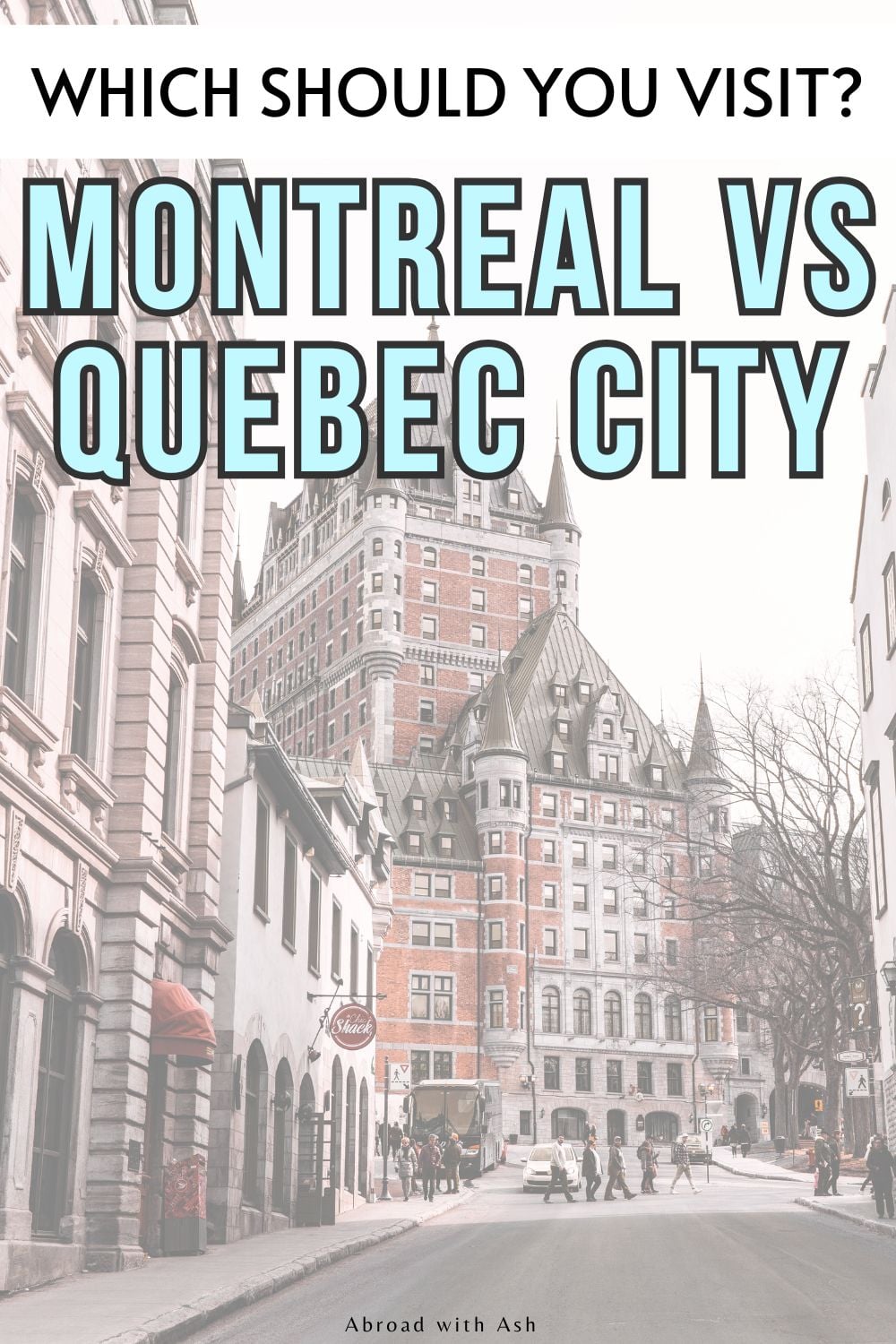 Planning a trip to Canada and debating Quebec City vs Montreal? I had the same dilemma when researching my first trip. Luckily, I was able to visit both. I'll take you through what each city has to offer and which might be best for you! #montreal #quebeccity #canada quebec city vs montreal
