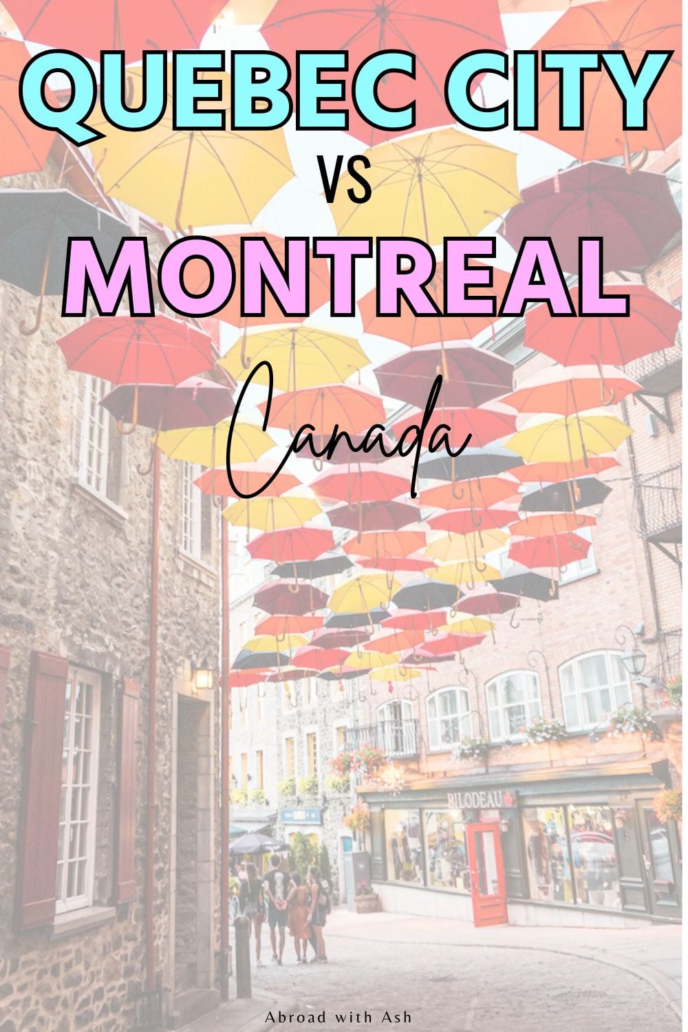 Planning a trip to Canada and debating Quebec City vs Montreal? I had the same dilemma when researching my first trip. Luckily, I was able to visit both. I'll take you through what each city has to offer and which might be best for you! #montreal #quebeccity #canada quebec city vs montreal