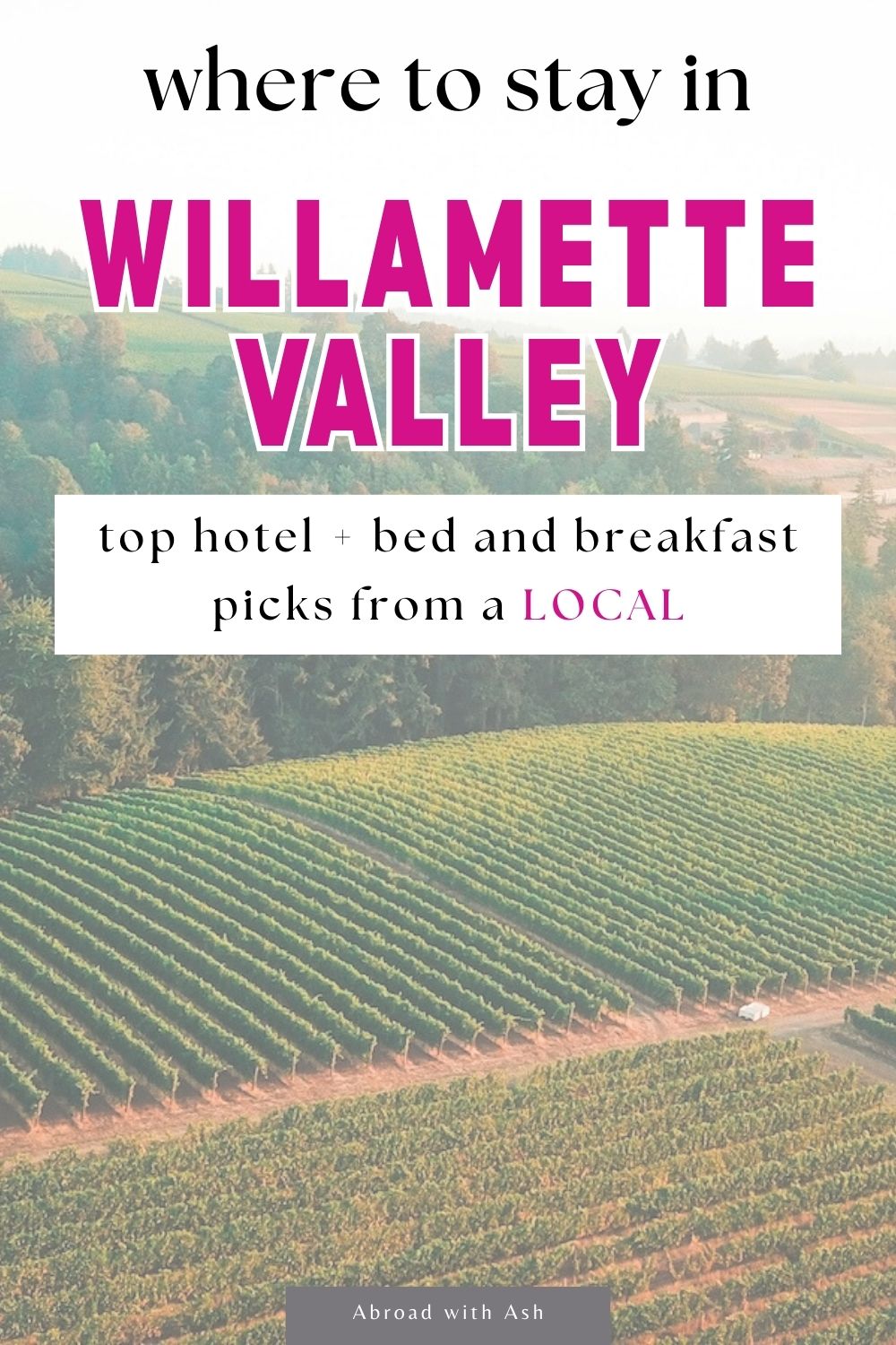 Headed to Oregon wine country and wondering where to stay? Take a hint from a local and choose one of these TOP Willamette Valley hotels and bed and breakfasts! Whether you’re looking for a luxury hotel and spa, a quirky vintage trailer park (yes, you heard me right), or a charming boutique hotel, I’ve got the perfect place for you. Discover the best places to stay in Willamette Valley! #willamettevalley #oregon #pnw #usatravel hotels in oregon wine country