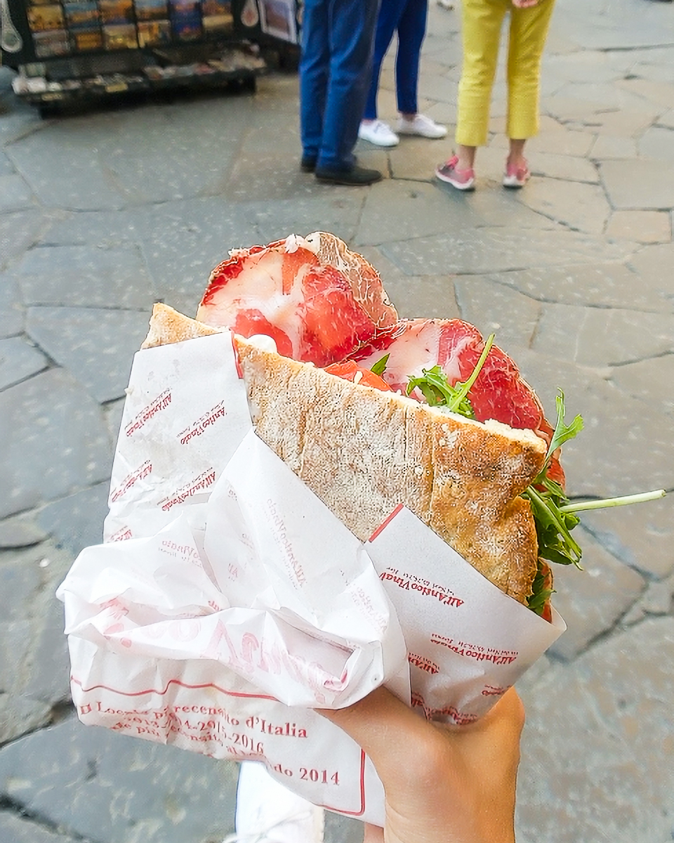 panino florence italy how to travel europe on a budget