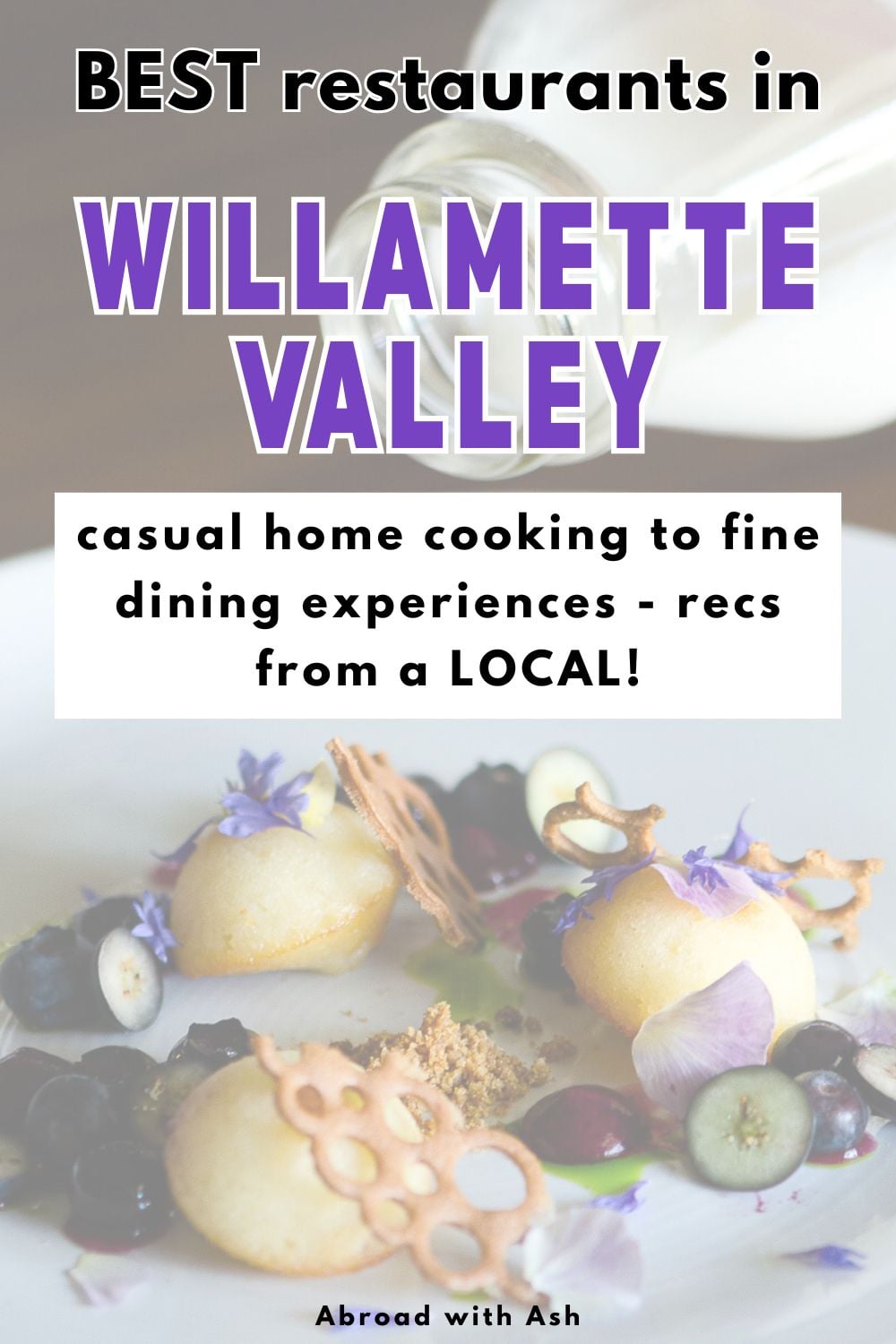 Discover recommendations from a local! Save my list of the best restaurants in Willamette Valley, Oregon, including Newberg, Dundee, and McMinnville restaurants. Fine dining, local favorites, farm-to-table, lively tapas, casual breakfast spots...I've got something for everyone on this list! #willamettevalley #oregonwinecountry #usatravel Discover recommendations from a local! Save my list of the best restaurants in Willamette Valley, Oregon including, Newberg, Dundee, and McMinnville restaurants. Fine dining, local favorites, farm-to-table, lively tapas, casual breakfast spots...I've got something for everyone on this list! #willamettevalley #oregonwinecountry #usatravel