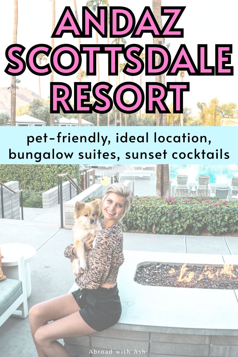 Searching for the best places to stay in Scottsdale, AZ? Andaz Scottsdale Resort will not disappoint if you’re looking for a place to relax, soak in some sun, enjoy patio cocktails during sunset, and take in the beauty of a desert landscape with gorgeous mountain views. Add in the welcoming service, the fact that it's one of the most pet-friendly hotels in Scottsdale, top-notch fitness center, and delicious restaurant...it's a 10/10! #scottsdale #arizona #usatravel best hotels in scottsdale az