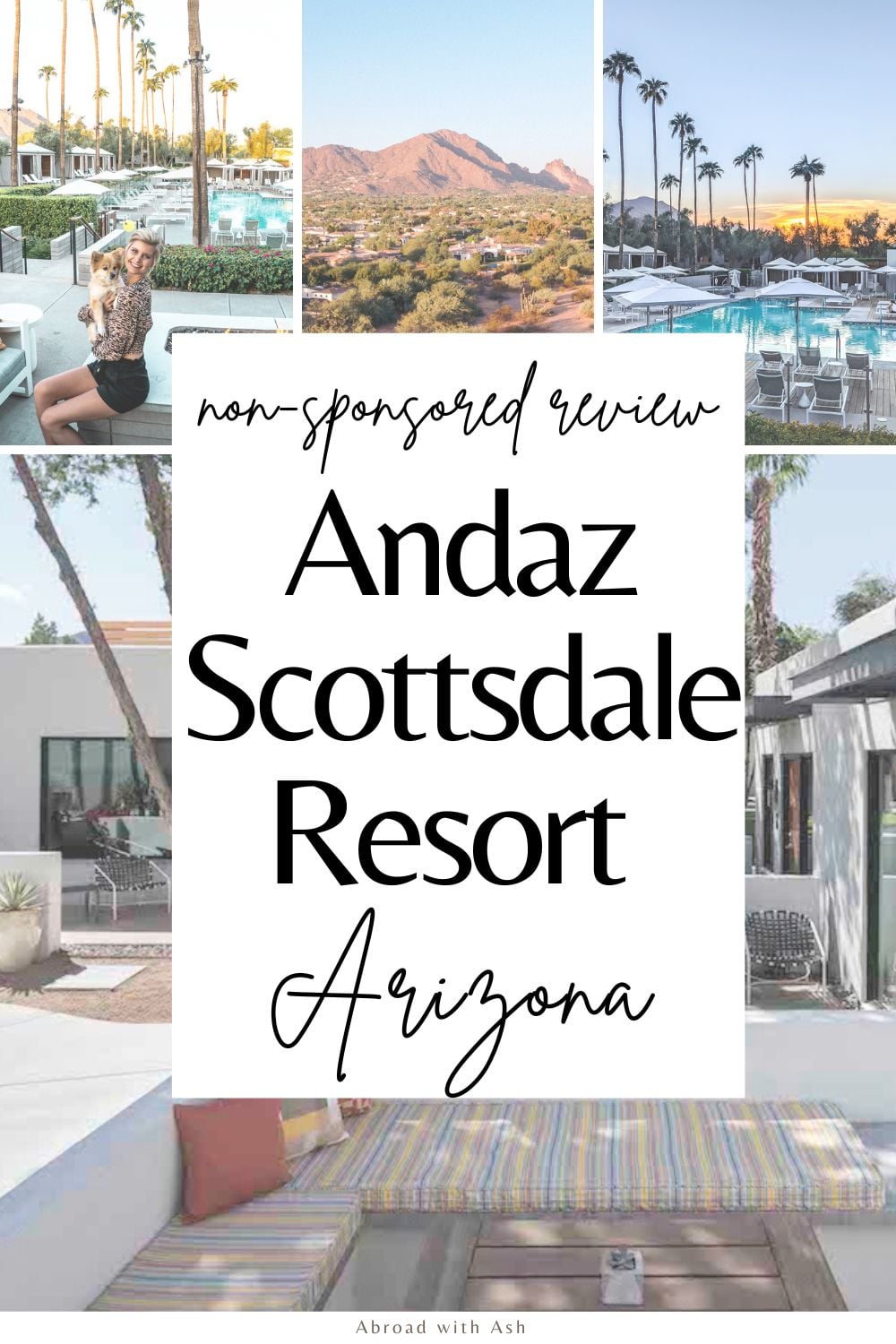 Searching for the best places to stay in Scottsdale, AZ? Andaz Scottsdale Resort will not disappoint if you’re looking for a place to relax, soak in some sun, enjoy patio cocktails during sunset, and take in the beauty of a desert landscape with gorgeous mountain views. Add in the welcoming service, the fact that it's one of the most pet-friendly hotels in Scottsdale, top-notch fitness center, and delicious restaurant...it's a 10/10! #scottsdale #arizona #usatravel andaz scottsdale hotel