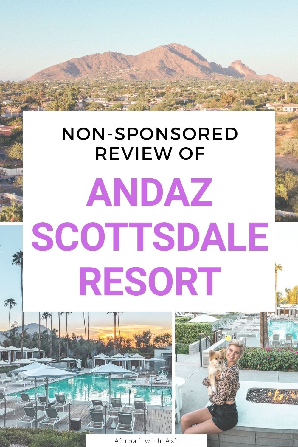 Searching for the best places to stay in Scottsdale, AZ? Andaz Scottsdale Resort will not disappoint if you’re looking for a place to relax, soak in some sun, enjoy patio cocktails during sunset, and take in the beauty of a desert landscape with gorgeous mountain views. Add in the welcoming service, the fact that it's one of the most pet-friendly hotels in Scottsdale, top-notch fitness center, and delicious restaurant...it's a 10/10! #scottsdale #arizona #usatravel best resorts in scottsdale az