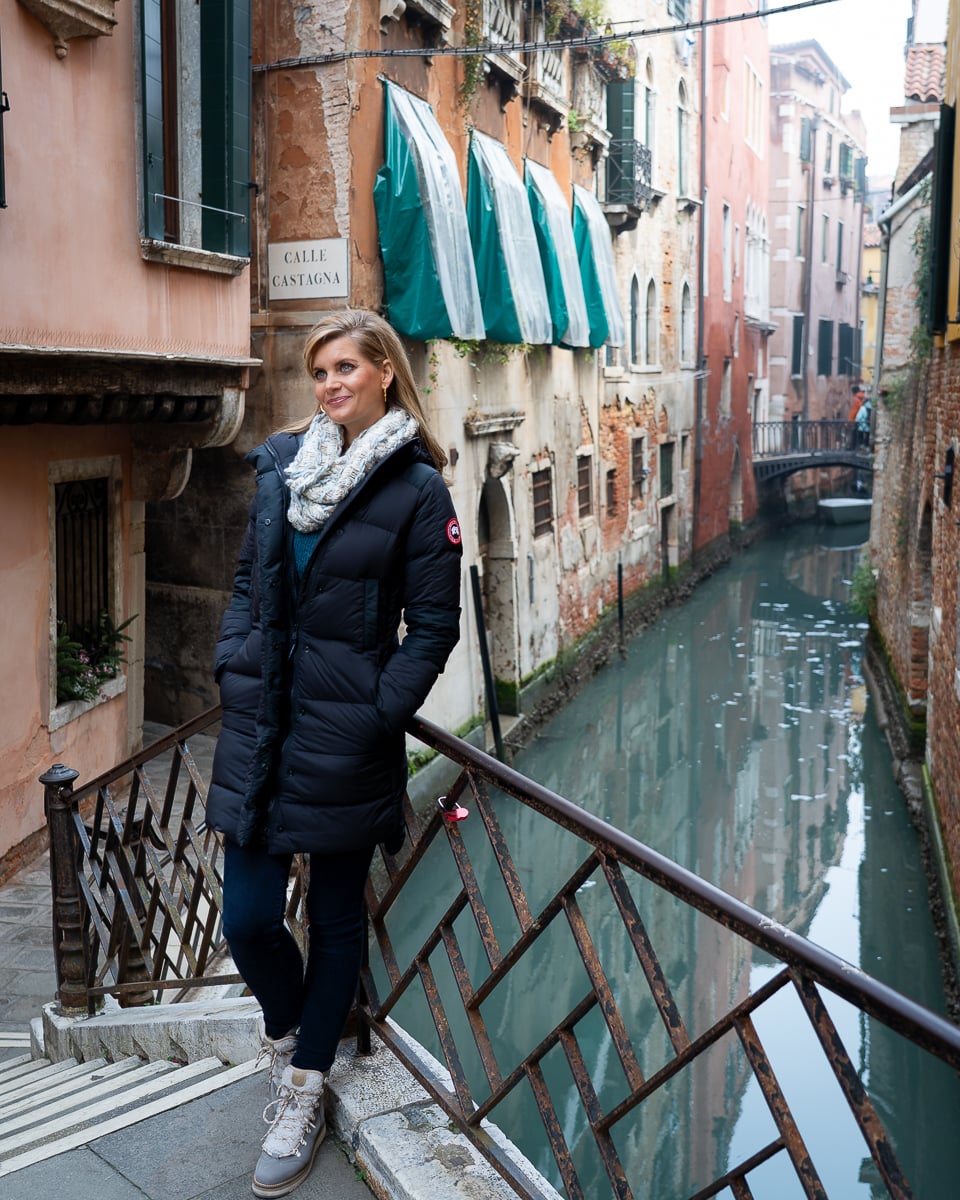 Venice Italy in winter cold weather packing list