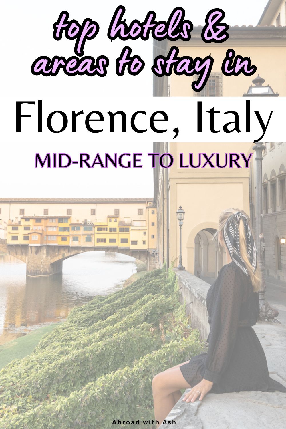 Headed to Italy and wondering where to stay in Florence? Discover my favorite areas to stay in the city center and the best hotels in each (both luxury and mid-range options)! #florence #italy #europe best places to stay in florence italy