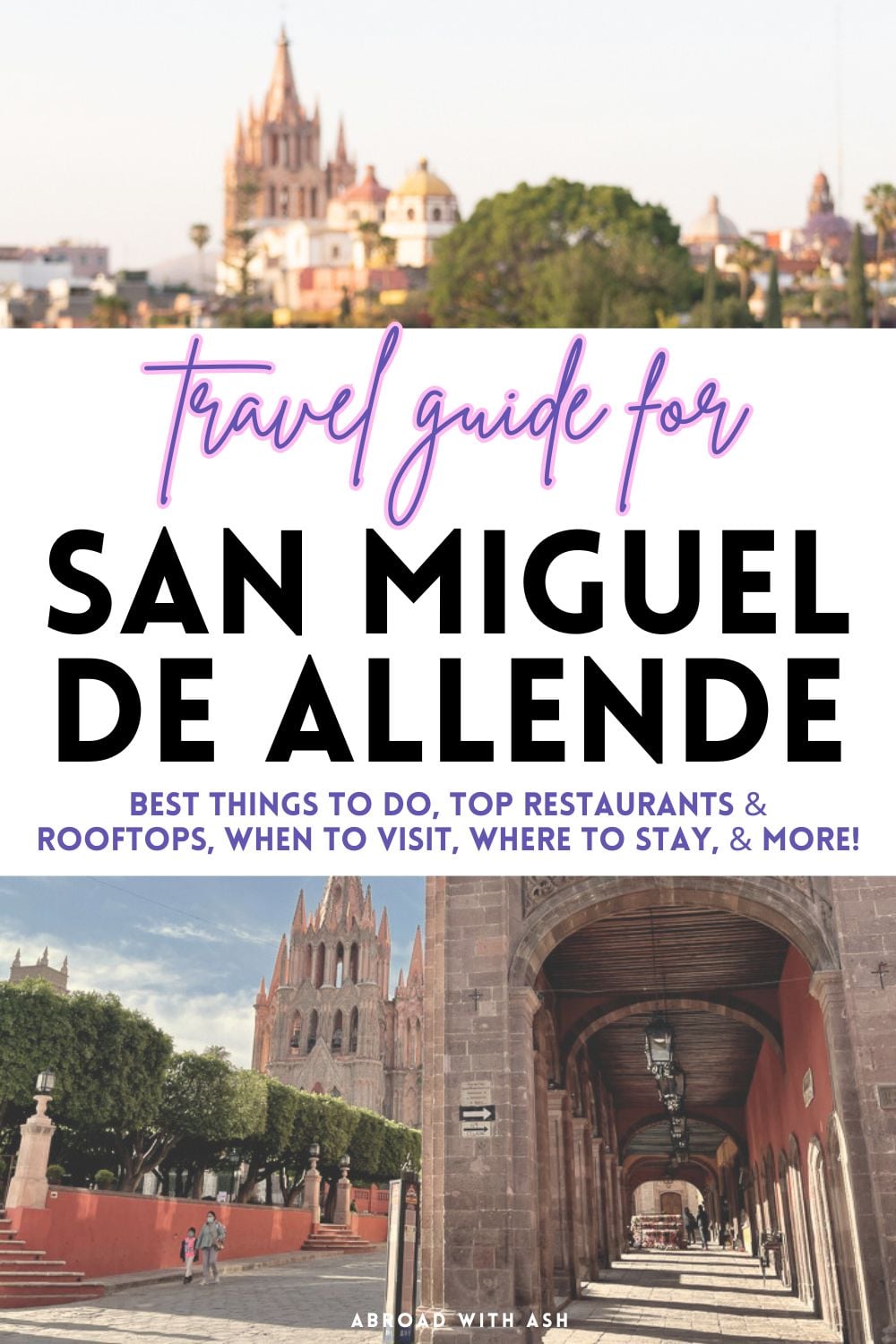My San Miguel de Allende travel guide is perfect for first-time visitors! Is it safe for tourists? What's the best airport to fly into, and how do you get to the city center? I'll take you through all the top questions. Discover where to stay, top restaurants, the best things to do in San Miguel de Allende, and more! #sanmigueldeallende #mexico #travel things to do in san miguel de allende mexico