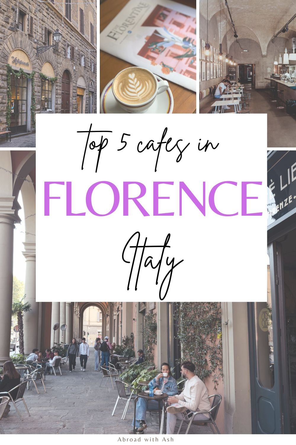 Discover the 5 BEST coffee shops and cafes in Florence, Italy! Whether you're looking for a place to work and spread out or a quick break between sightseeing, I've got you covered. These coffee shops are located within the tourist zone, so wherever you are, you'll never be far from a top quality cafe. #florence #italy #foodie florence coffee shops