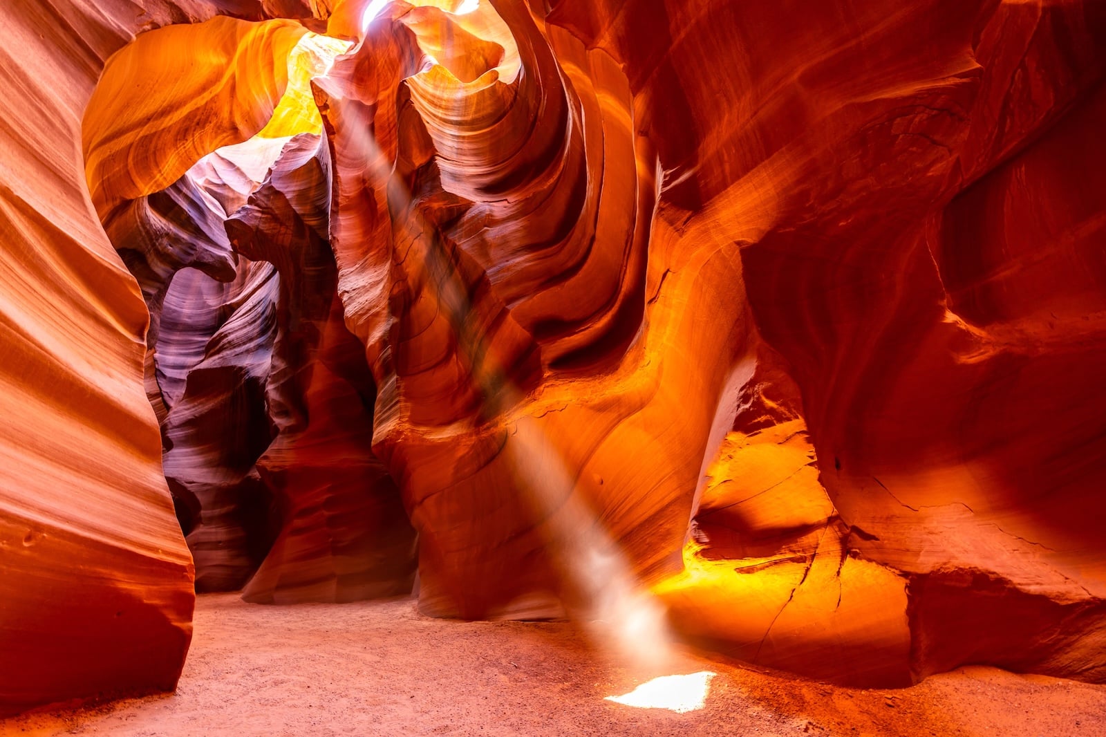 Upper Antelope Canyon in the Navajo Reservation near Page, Arizona USA southwest roadtrip highlights