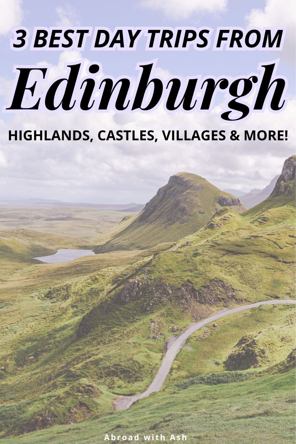 When planning your time in Edinburgh, be sure to allocate time for an unforgettable day trip. While the city itself is enchanting, the Scottish countryside is nothing short of stunning and is an experience not to be missed. Here are my top picks for the BEST day trips from Edinburgh offering a glimpse of the beauty that lies beyond the city limits. #edinburgh #scotland #travel best day tours from edinburgh scotland