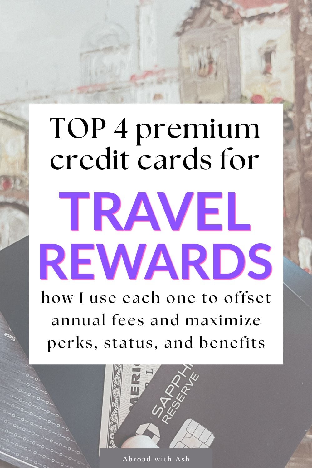 Are premium travel credit cards worth the high annual fees? I break down the 4 cards I actually keep in my wallet and how I use them to maximize travel rewards, perks, elite status, and statement credits. See which cards are worth the fees and how to get the most value from each one. #TravelCreditCards #TravelRewards #CreditCardRewards #TravelHacking #PointsAndMiles #LuxuryTravel #TravelTips best premium credit cards