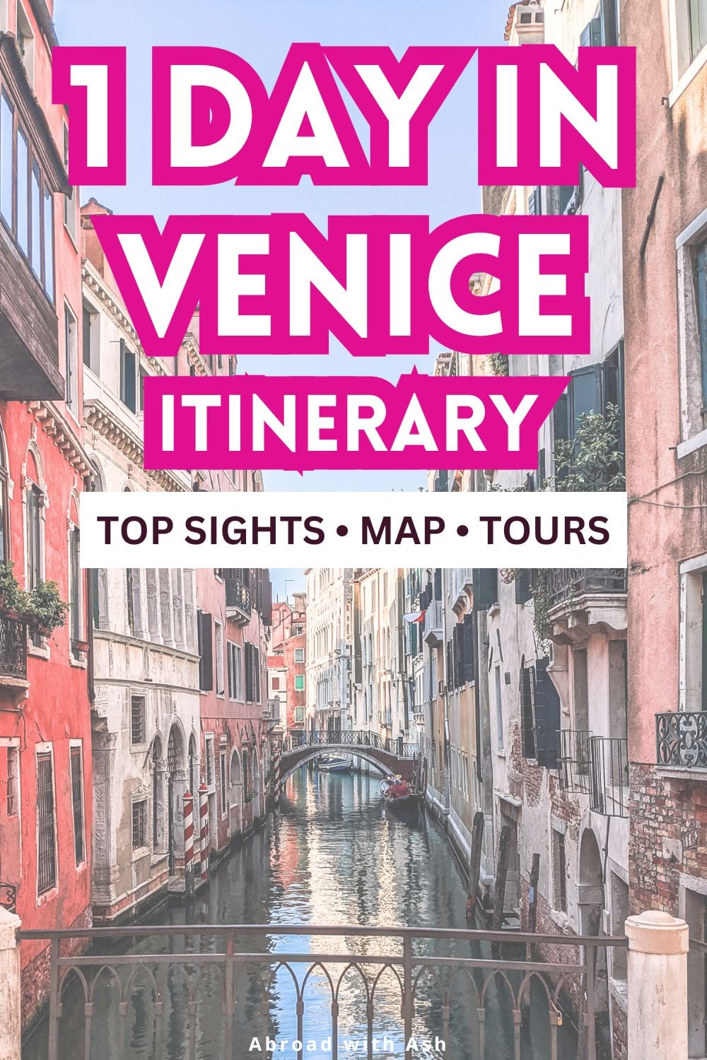 Only have 1 day in Venice? This Venice in 1 day itinerary covers exactly how to spend your time, including the best sights, tours, where to eat, coffee stops, and the perfect route to see the city without wasting time. #venice #italytravel #europe venice in a day