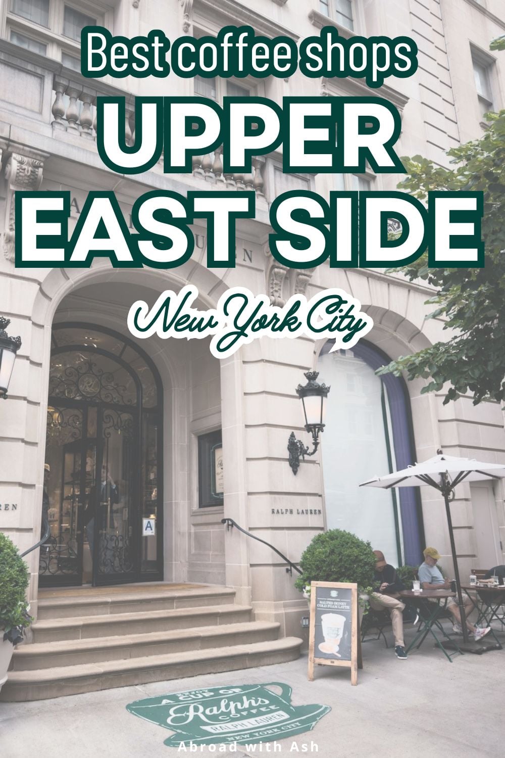 If you find yourself on the Upper East Side in NYC and in need of a caffeine fix, I have you covered! Whether you’re craving a healthy snack, seriously delicious baked goods or a space to get some work done, these UES coffee shops deliver. #nyc #uppereastside #nyccoffeeshops #foodie #travel coffee shops on the upper east side