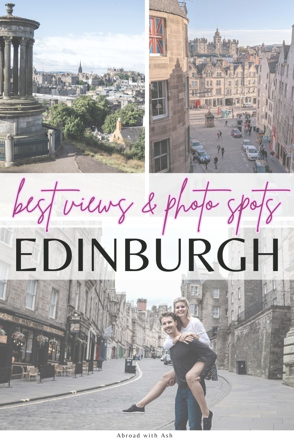 Discover the most beautiful places and best viewpoints in Edinburgh, Scotland! From colorful Victoria Street and medieval Cockburn Street to Calton Hill, Dean Village, and The Vennel, these are the best Edinburgh photo spots for incredible views and Instagram-worthy pictures. Save this guide for your next trip to Edinburgh! #edinburghscotland #edinburghtravel #scotlandtravel #edinburghphotography #visitScotland beautiful places in edinburgh