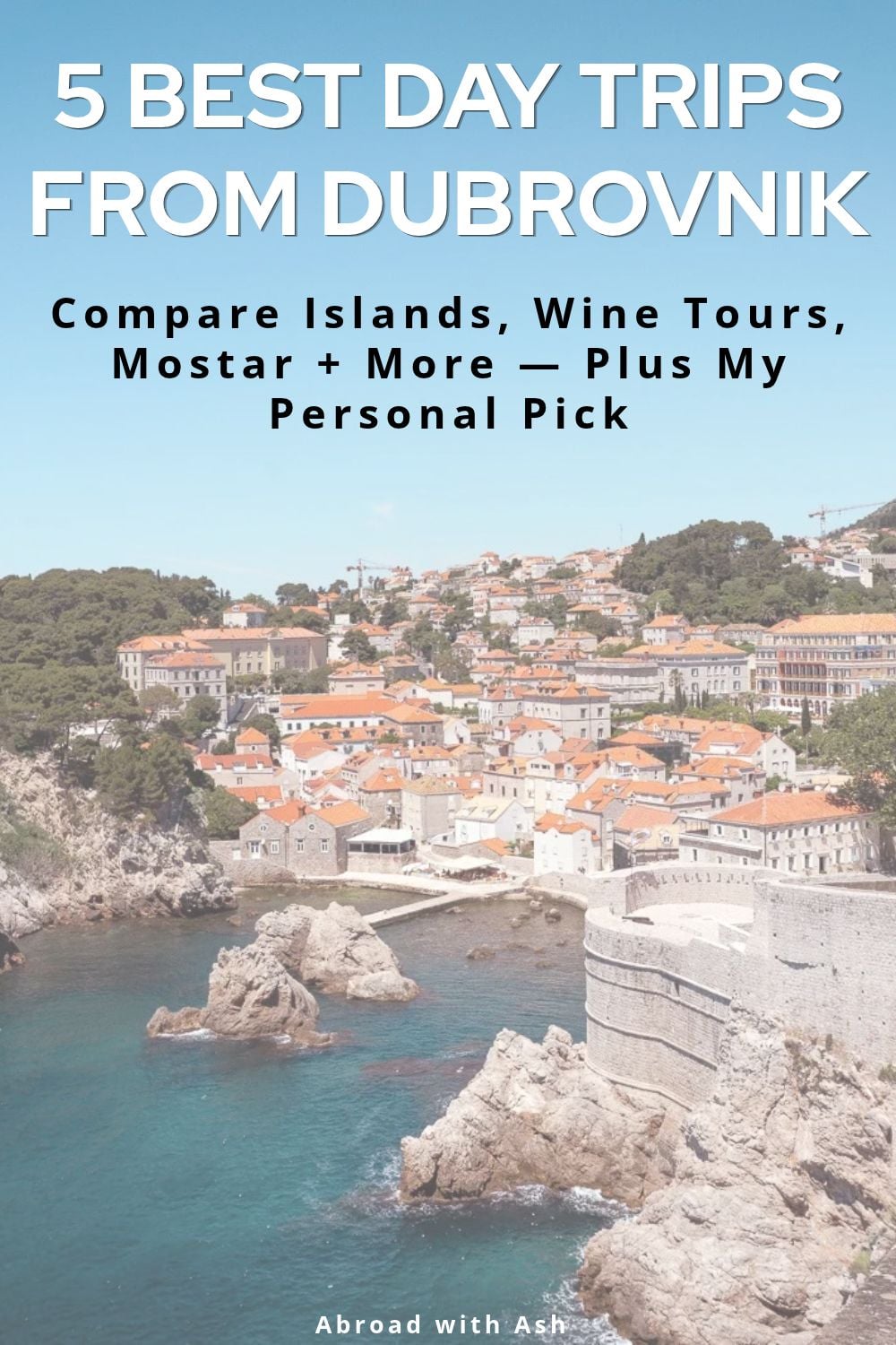 Discover the best day trips from Dubrovnik, Croatia! Compare popular options like the Elaphiti Islands, Mostar, and wine tours in the Pelješac Peninsula. I’ll share why I chose Dubrovnik Wine Tours, what made it worth it, and why I nixed the other excursions. If you have an extra day in Dubrovnik, this guide will help you choose the right day trip for you! #Dubrovnik #CroatiaTravel #DayTrips #TravelTips #Croatia dubrovnik wine tours
